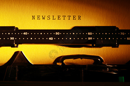 新闻杂志概念通讯床单商业作家对象报纸打字机工作创造力工具图片