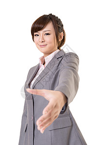 摇握手人士工作工作室职业女性手指帮助合伙成人伙伴图片