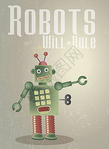 机器人规则背景图片