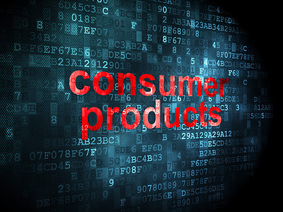 商业概念 数字背景的消费者产品(以数字背景为主)图片
