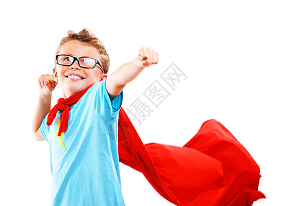 小超级英雄动机愿望活动金发童年微笑时间幸福游戏小男孩图片
