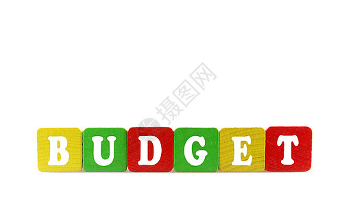 预算概念银行帐户收益经济债务战略投资玩具金融现金图片