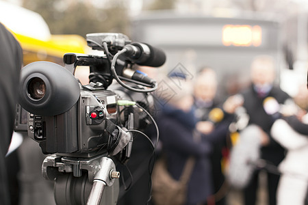 录像摄像机面试摄像师广播活动信息职业全球通讯媒体记者图片