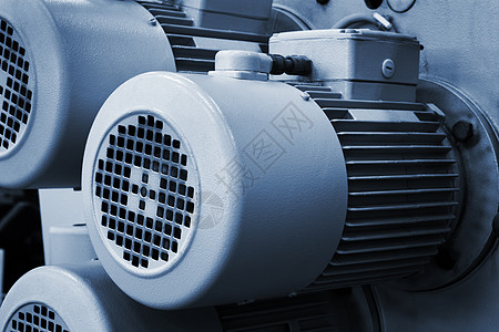 电动发动机工厂植物工程蓝色制造业电压机械工业三相力量图片