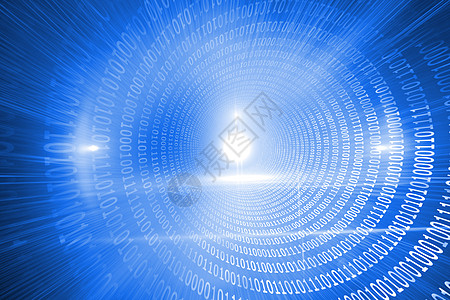 未来二进制代码螺旋线条计算机数字技术编码计算隧道绘图圆圈未来派图片