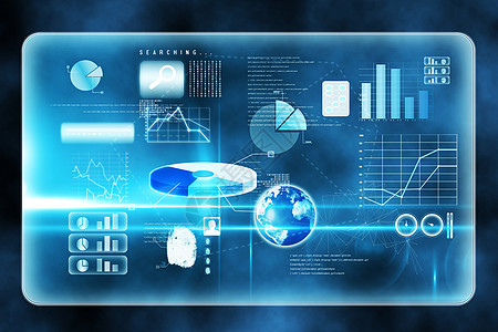 未来技术接口 未来技术界面验证计算机鉴别数据指纹电脑科技图表计算绘图背景图片