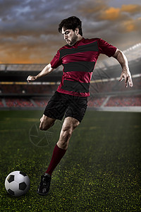 足球球员黑色运动制服锻炼短裤男性男人衬衫运动员游戏图片