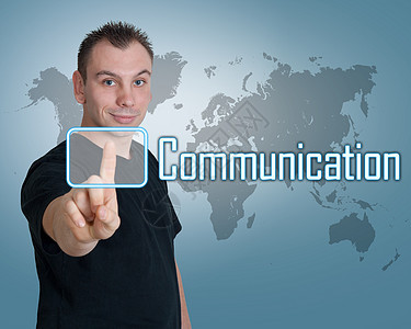 沟通男人通讯成功屏幕互联网社会数据演讲用户网络图片