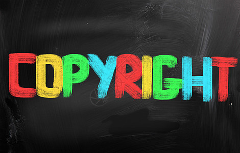 版权版权概念国际作者白色商标保护控制粉笔著作权知识分子法律图片