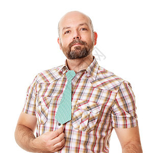 有趣的男人领带工作胡须漫画工作室艺术男性快乐衬衫成功图片