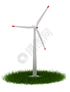 风风涡轮活力技术生态白色科学电气绿色风车发电机金属图片