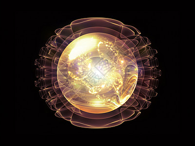 波波粒能源原子技术量子圆圈几何学虚拟现实科学物质质量设计图片