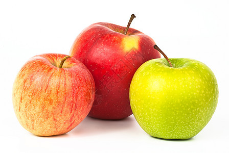 苹果饮食绿色食物生态营养水果红色白色图片