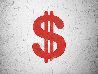 货币概念 美元在墙面背景上财富宝藏支付背景墙储蓄插图现金水泥价格贷款图片