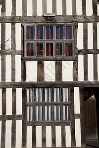 英格兰Tudor房屋外墙图片