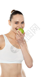 每天一个苹果让医生远离运动饮食活力培训师健身房冒充水果食物讲师训练图片