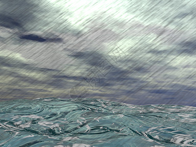 海上风暴 - 3D转化为图片