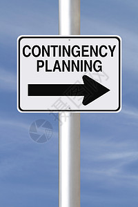 应急规划情况概念白色备份标志交通预案蓝色方案指示牌图片