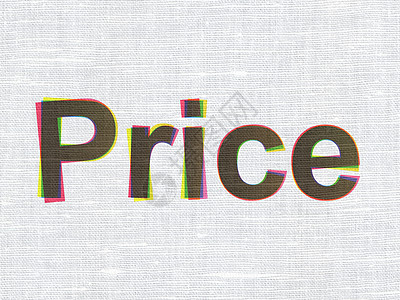 营销概念 织物质料价格背景图片