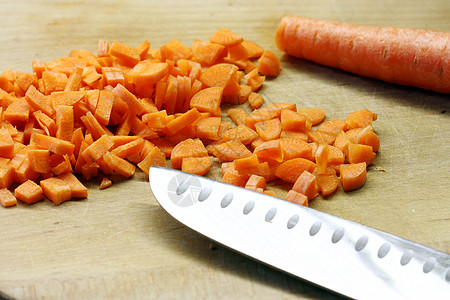 胡萝卜切割烹饪植物宏观食物厨房蔬菜橙子饮食营养图片