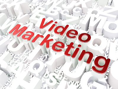 财务理念 字母表背景上的视频营销图片