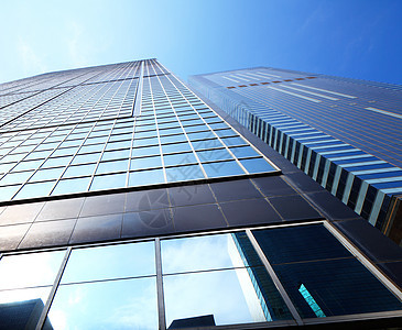 办公大楼经济天空总部酒店大厦框架蓝色奢华摩天大楼玻璃图片