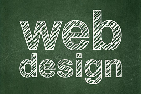 Web 设计概念 黑板背景上的网络设计世界互联网黑色教育建筑课堂网站创造力引擎营销图片