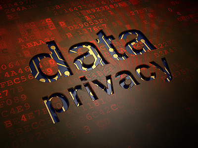 隐私权概念 数字屏幕背景的数据隐私问题(Digital屏蔽背景)图片