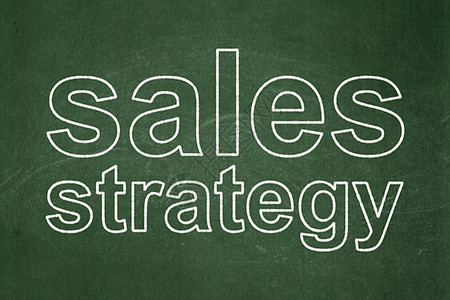 战略改革广告概念 关于黑板背景的 销售战略背景