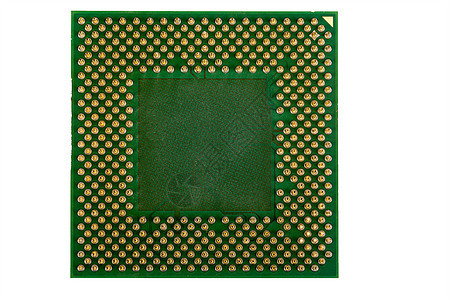 分离的计算机处理器宏计算主板电路芯片电阻器硬件电子筹码微电路白色图片