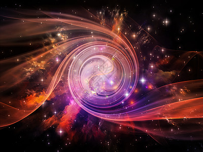 Vortex 能量天体辐射活力渲染星星科学漩涡螺旋辉光创造力图片