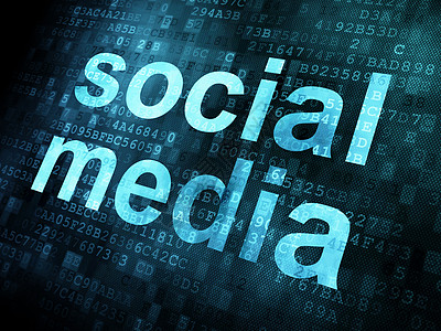 数字背景的社交媒体消息投票朋友技术博客互联网社会网络手指数据图片