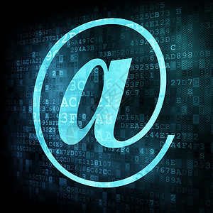 数字屏幕上的芳基符号互联网垃圾邮件收件箱数据网络技术电子商务世界电子邮件邮件图片