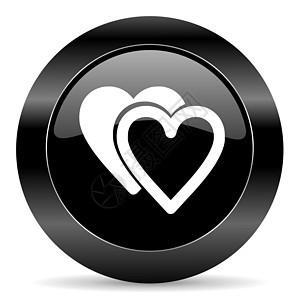 爱图标婚礼网络感情药品按钮互联网专家心脏病黑色电脑图片