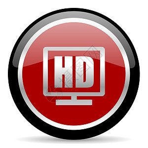 hd 显示图标网络电话互联网圆圈日程监视器电脑屏幕电影按钮图片