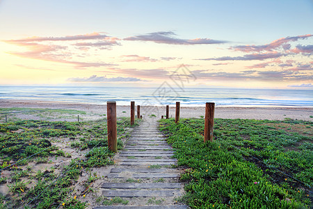 使灵魂恢复活力的道路 澳洲海滩日出图片