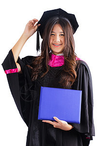 女大学毕业生学生成功成就学习大学女孩帽子女士文凭知识图片