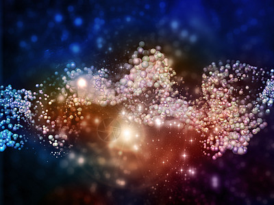 抽象粒子微缩构成渲染原子生活药品活力基本粒子技术实验室遗传学力量背景