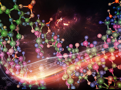 微缩现实研究螺旋基本粒子学校工程药品粒子生物基因技术图片