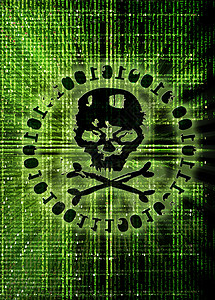 黑客攻击概念封面插图软件数字技术损害身份编码安全危险电脑密码背景图片