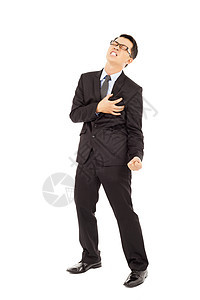 心脏病发作的商务人士心绞痛状况心悸压力溃疡服装男人呼吸人士商业图片