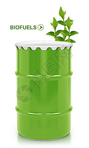 生物燃料加仑生态柴油机汽油植物液体生物质塑料回收环境横幅图片