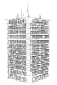 高精密的建筑结构 电线框架市中心技术城市生长中心网络打印项目金属艺术图片