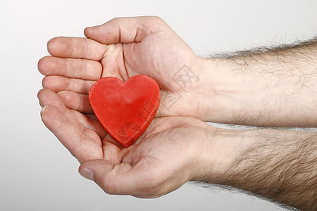 心在手成人礼物健康指甲棕榈疾病红色手臂手指亲热图片