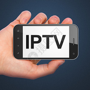 SEO 网络设计概念 智能手机IPTV图片