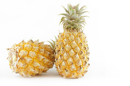 菠萝热带饮食甜点食物黄色小吃绿色凤梨水果营养图片