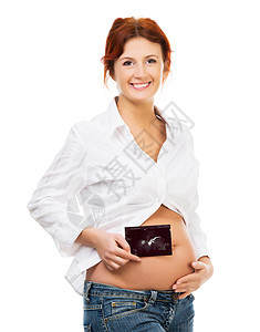 美丽的怀孕孕妇腹部新生活成人女性婴儿压痛投标快乐拉丁生育图片