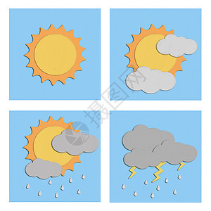 以木炭纸为面糊绘制天气图粉笔季节组织教育太阳月亮材料软垫回收彩虹图片