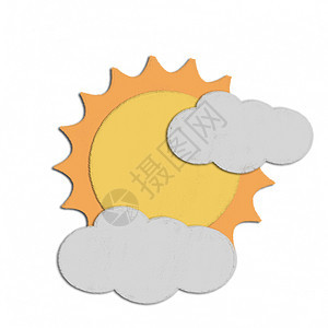 以木炭纸为面糊绘制天气图太阳材料软垫标签天空组织教育邮政孩子回收图片