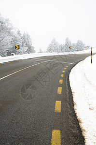 白雪路季节场景运动森林天气曲线街道山脉国家风险图片